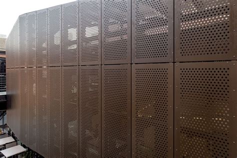 perforated metal wall cladding panels